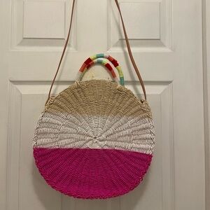 J. Crew Woven Straw Bag